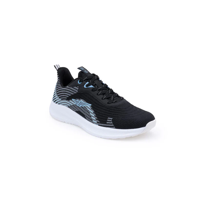 Men Black Walking Shoes - Image 2