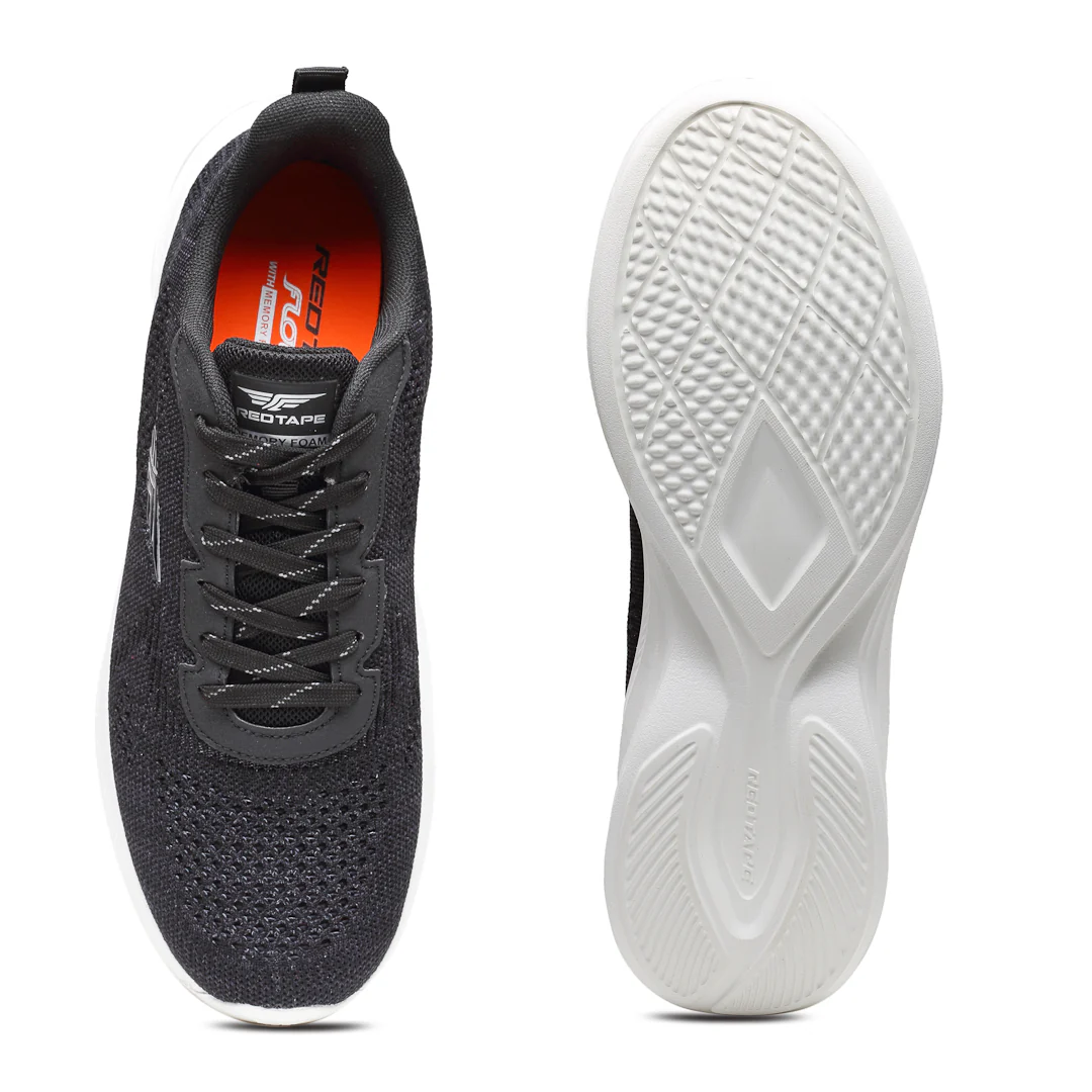 Men's Black Walking Shoes - Image 5
