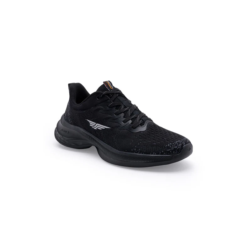 Men's Black Walking Shoes - Image 2