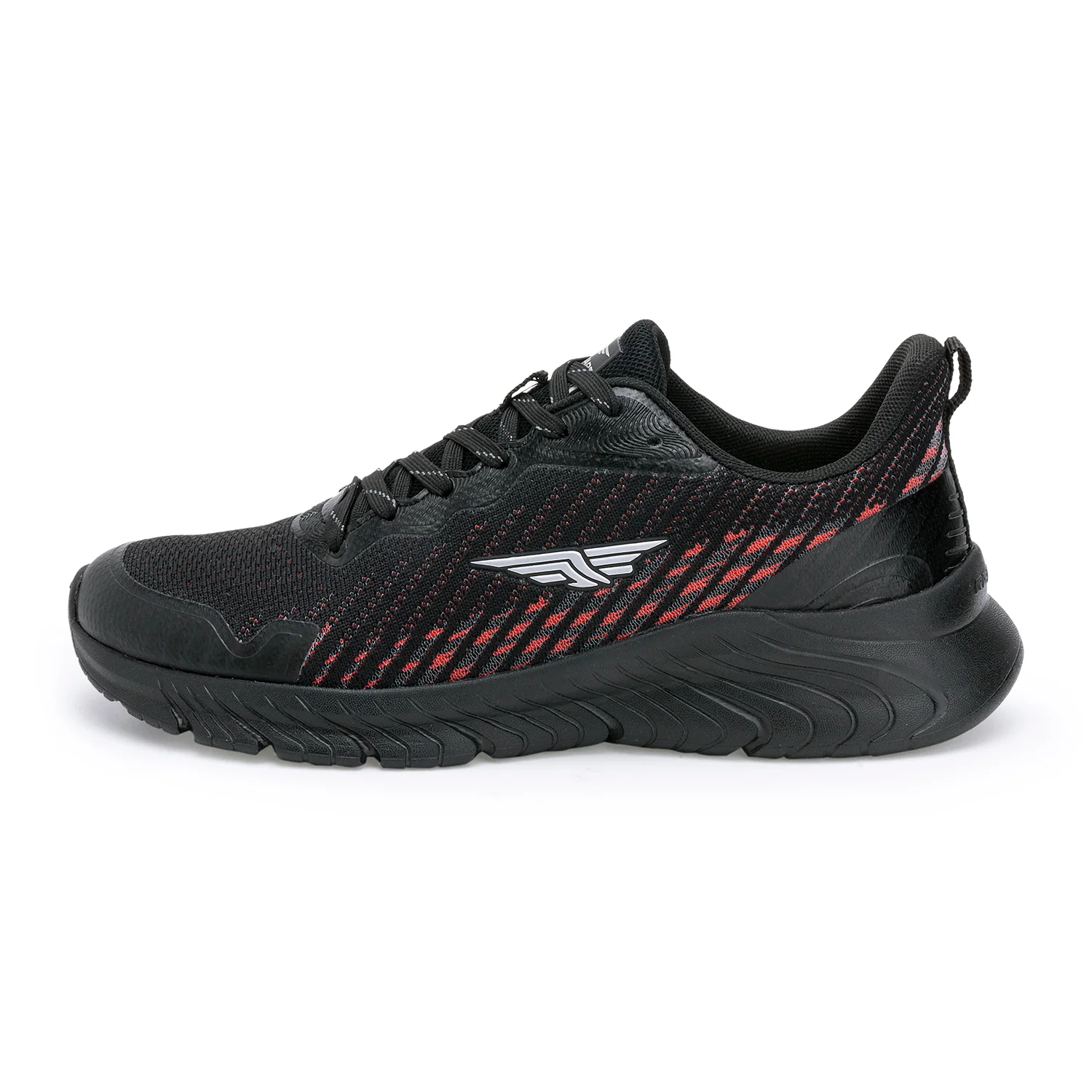 Men Black Walking Shoes - Image 3