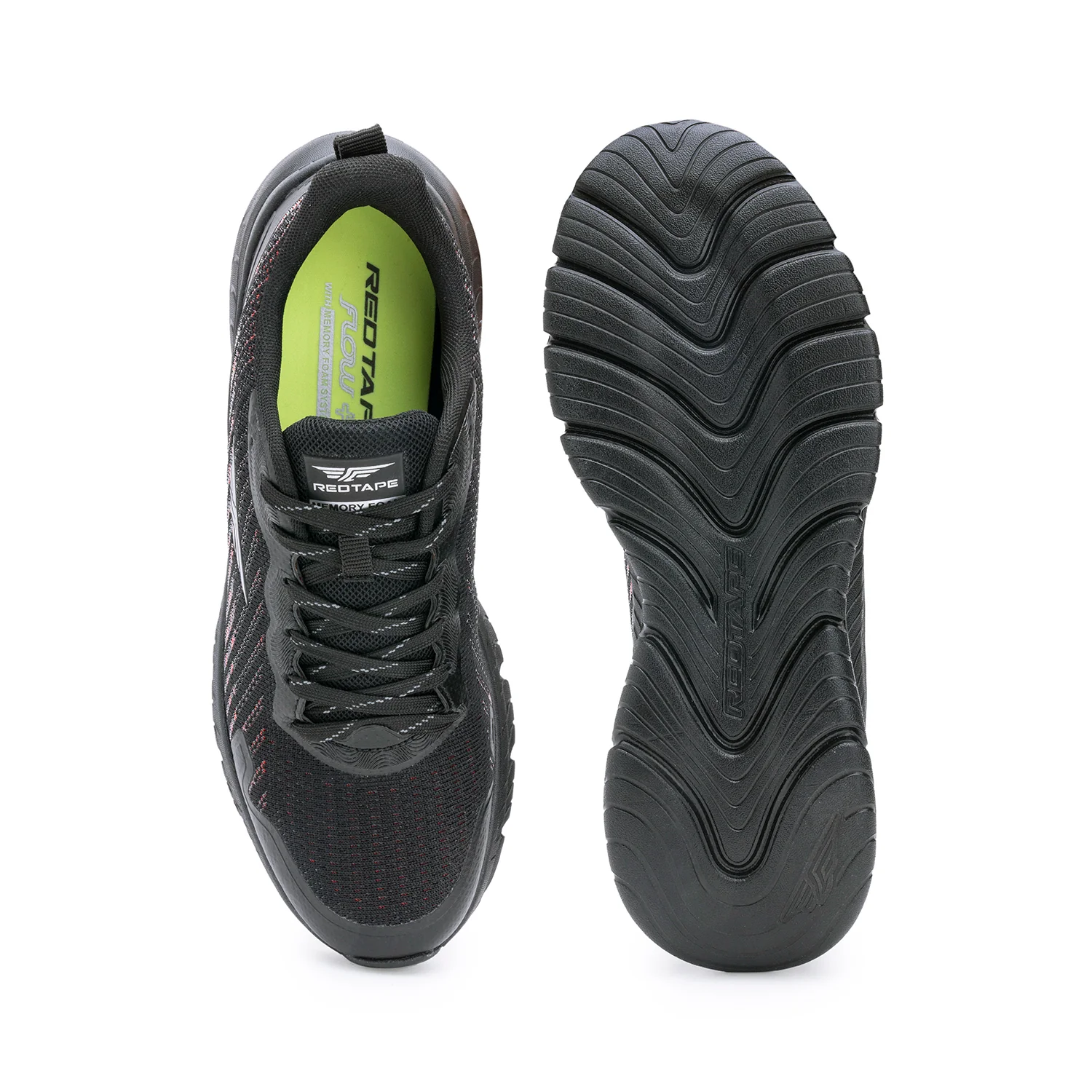 Men Black Walking Shoes - Image 5