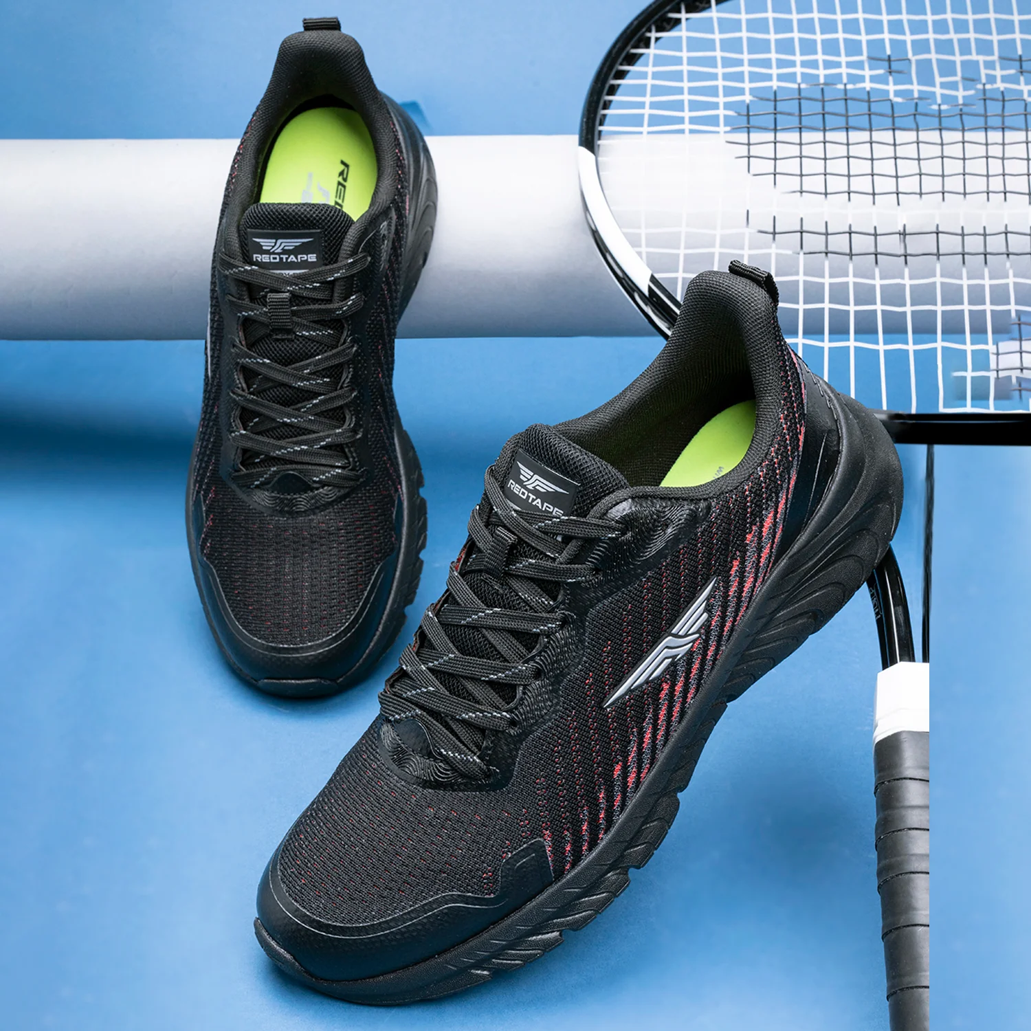 Men Black Walking Shoes - Image 6