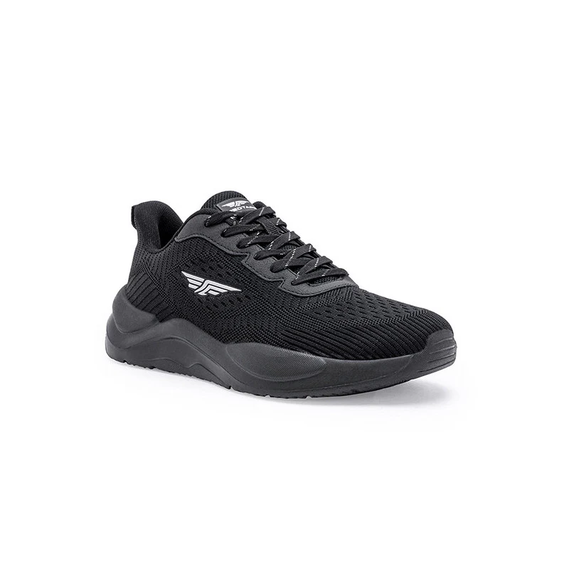 Men's Black Walking Shoes - Image 2