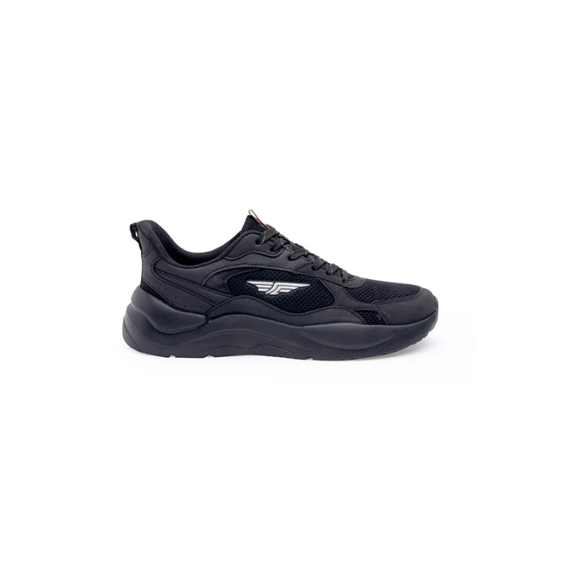 Men's Black Walking Shoes - Image 3