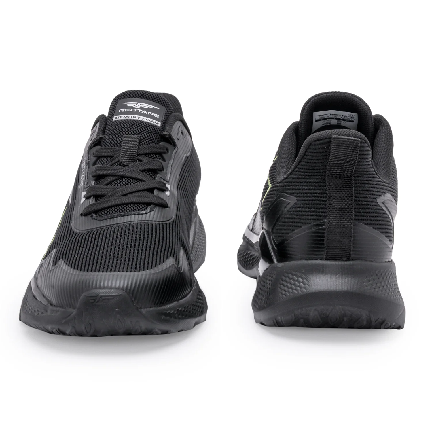 Men Black Walking Shoes - Image 4