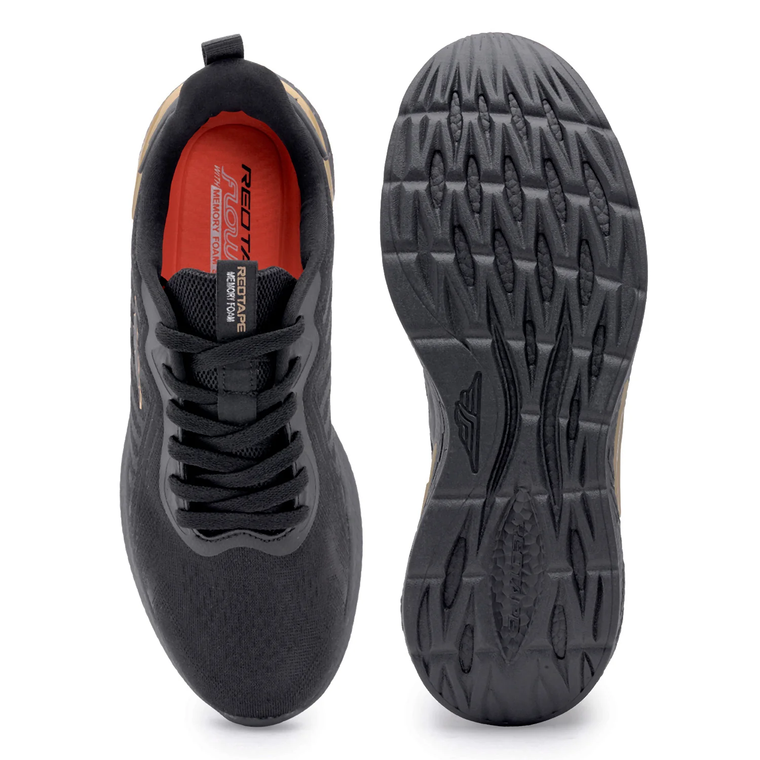 Men Black Walking Shoes - Image 5