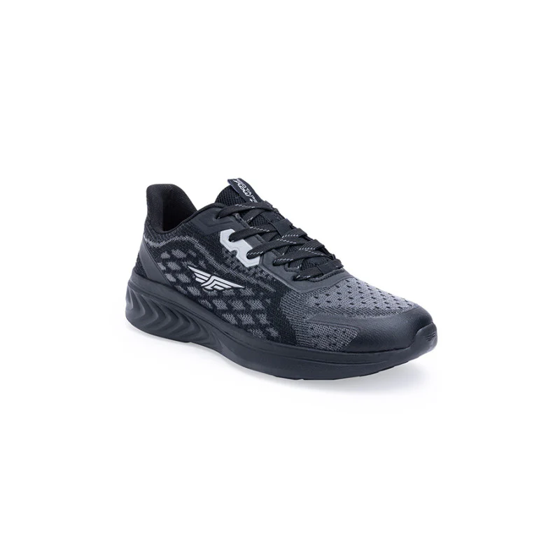Men Black Walking Shoes - Image 2