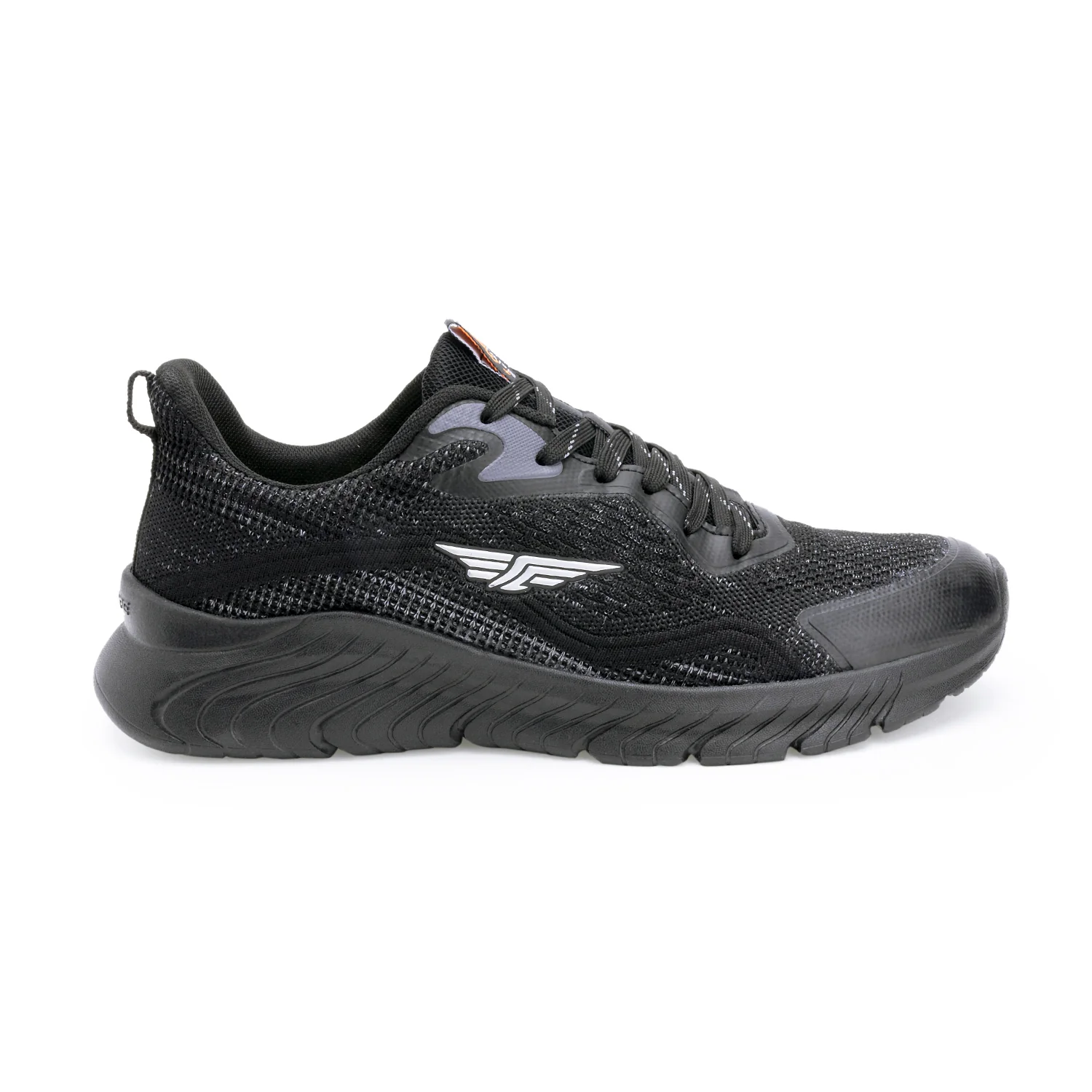 Men Black Walking Shoes - Image 2