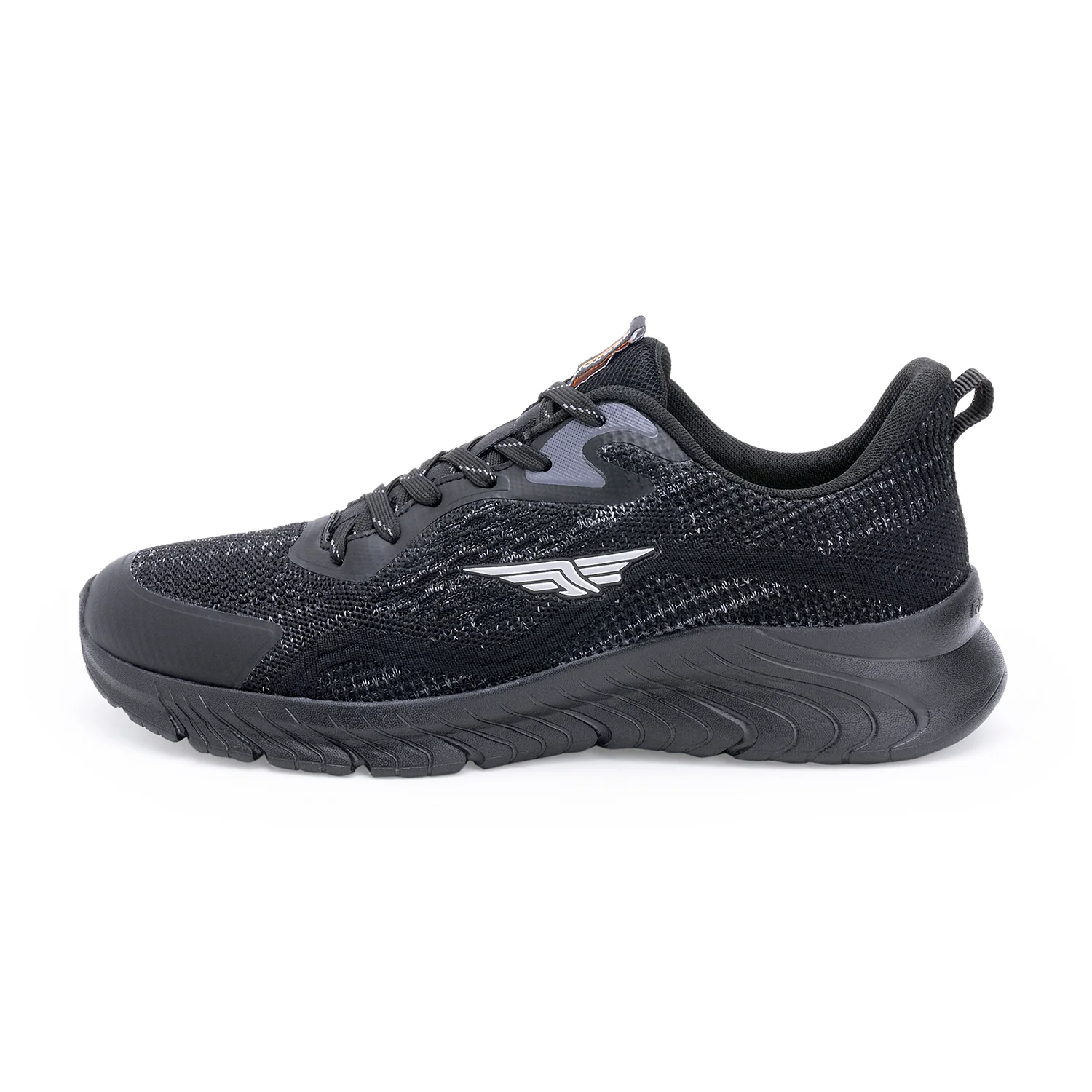Men Black Walking Shoes - Image 3