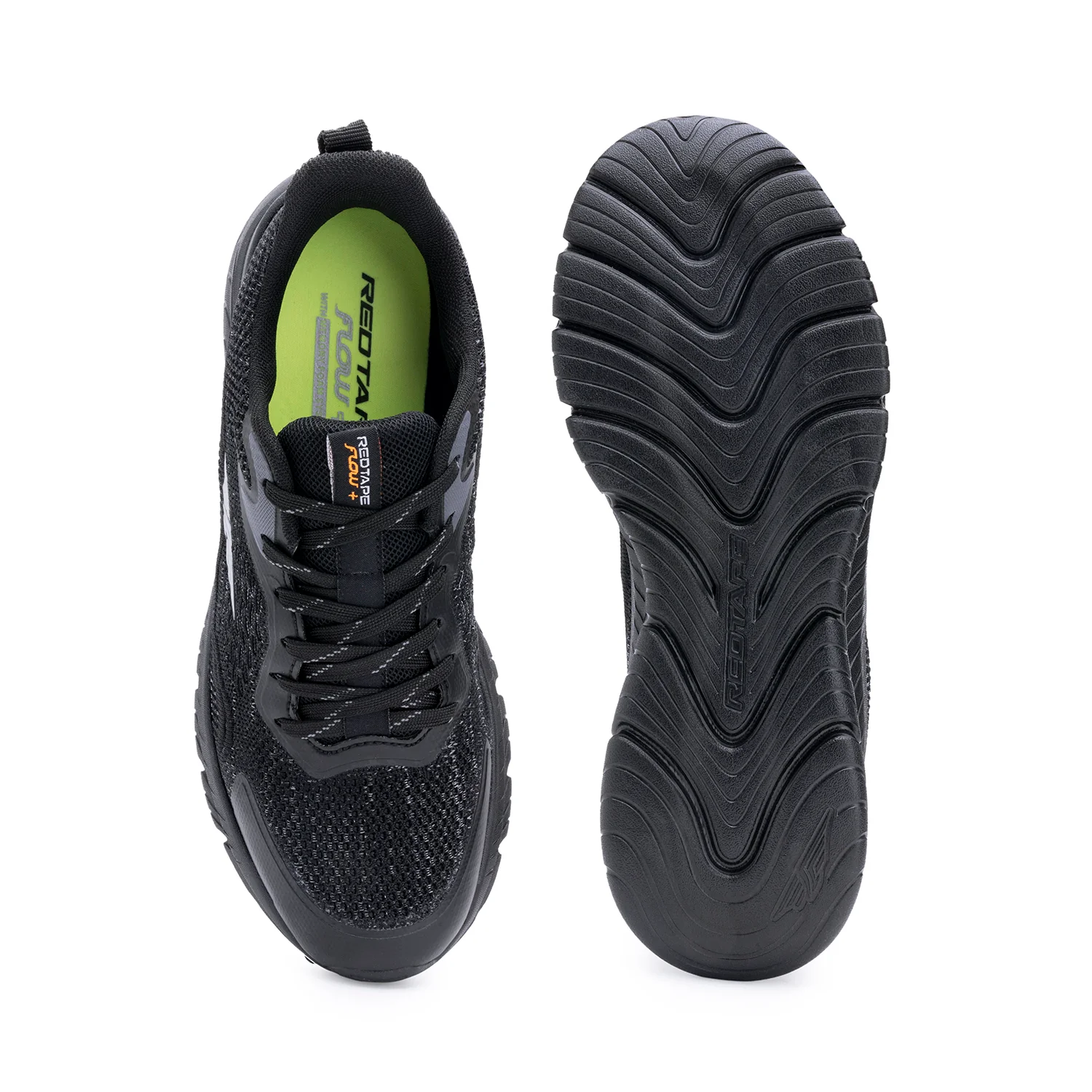Men Black Walking Shoes - Image 5