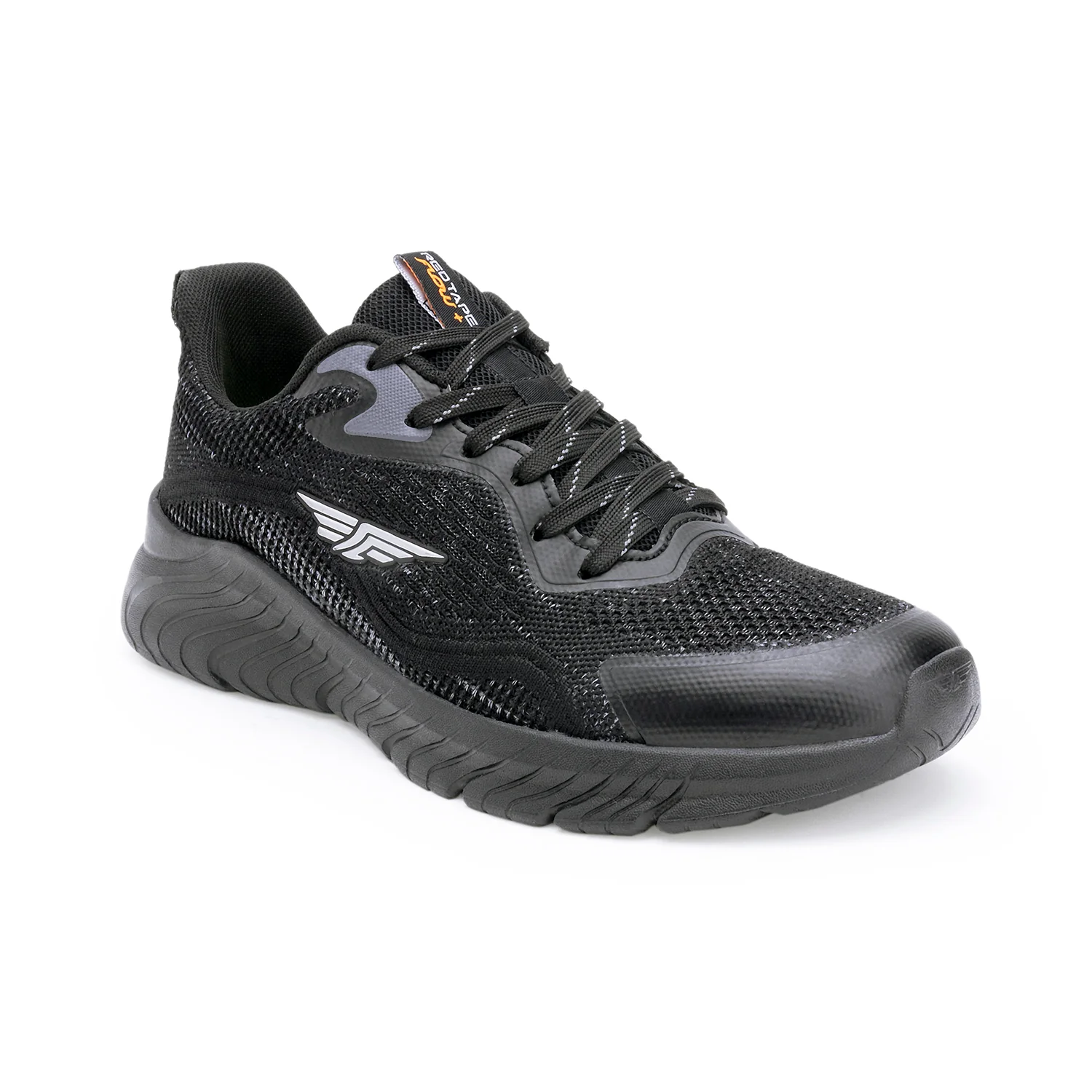 Men Black Walking Shoes - Image 7