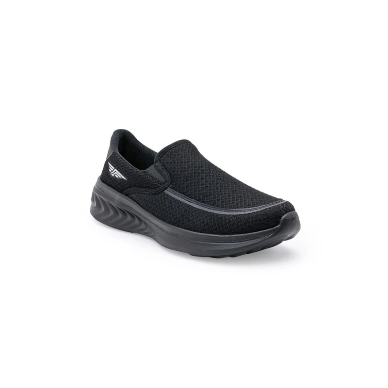 Men's Black Walking Shoes - Image 2