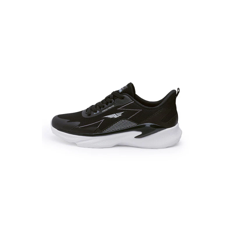 Men's Black & White Walking Shoes - Image 4
