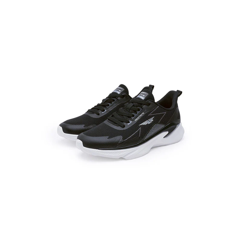Men's Black & White Walking Shoes - Image 5