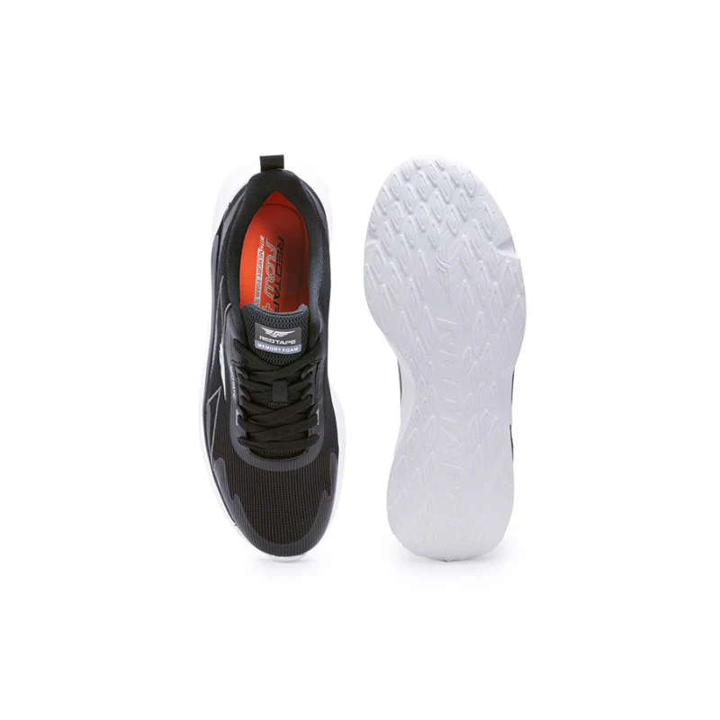 Men's Black & White Walking Shoes - Image 6