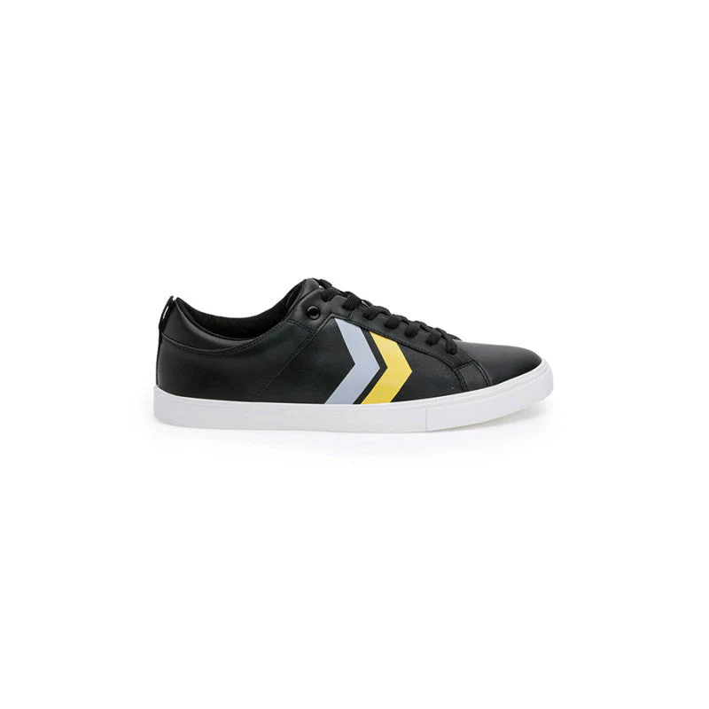 mens black yellow sneakers - Image 2