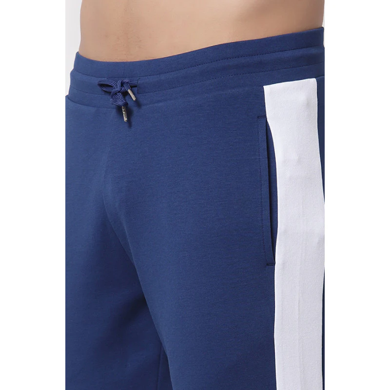 Men Blue Activewear Joggers - Image 4