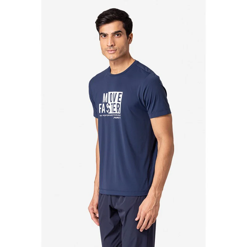Men's Blue Active T-Shirt - Image 2