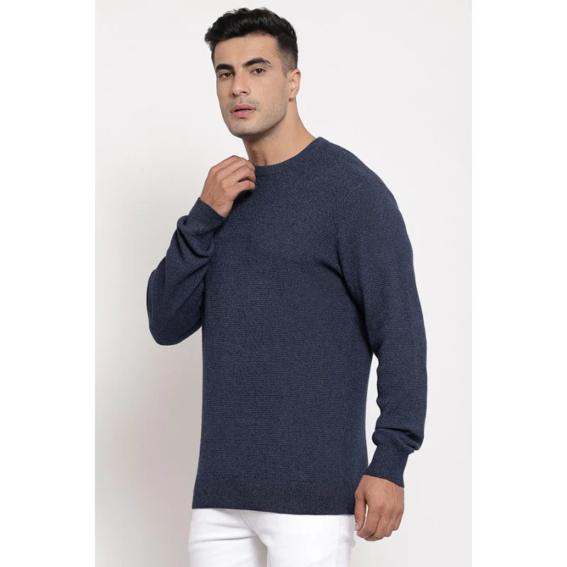 Men's Blue Sweater - Image 2