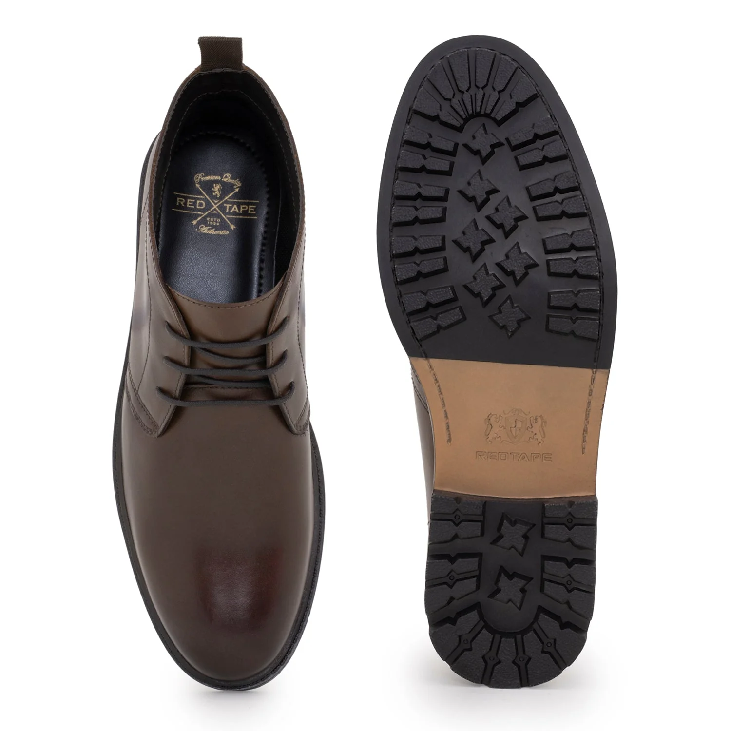 Mens Boots in Teak | Leather Chukka Boots - Image 5