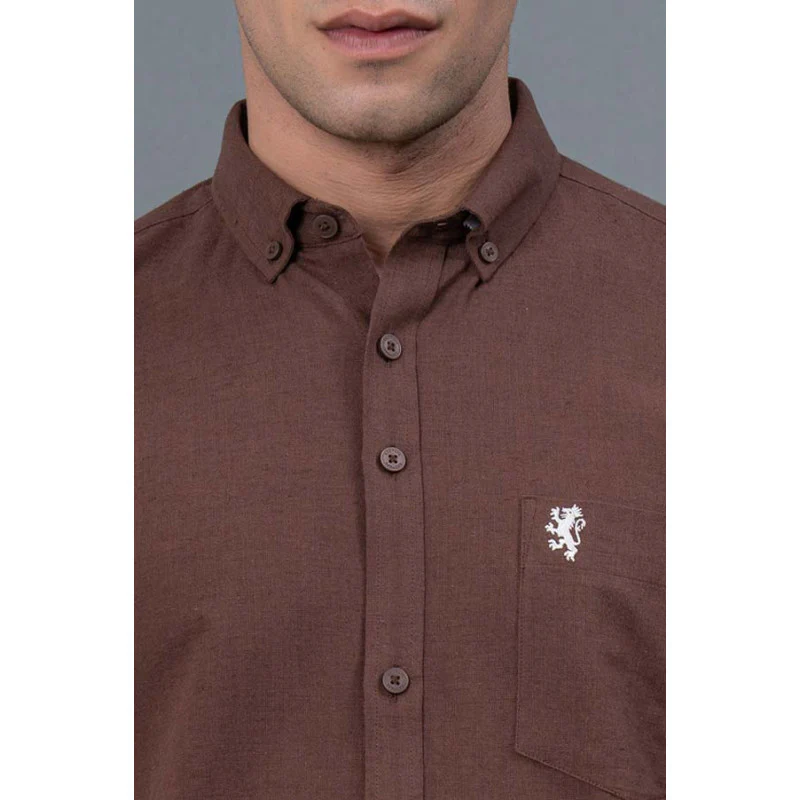 Men's Brown Shirt - Image 4