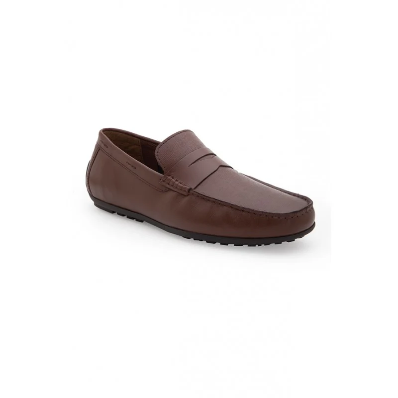 Men's Brown Slip-On Dress Shoes - Image 2