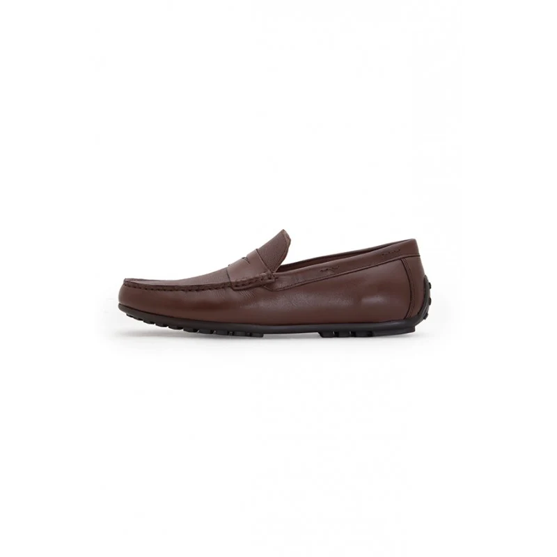 Men's Brown Slip-On Dress Shoes - Image 4