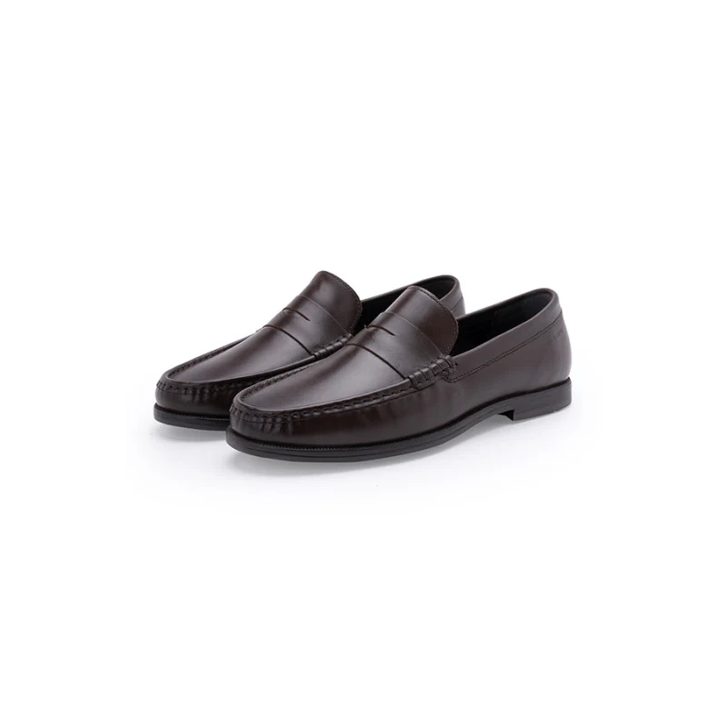 Men's Brown Slip-On Shoes - Image 5