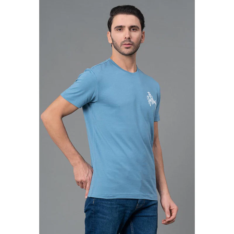 Mens Casual Round Neck T-Shirt - Image 2