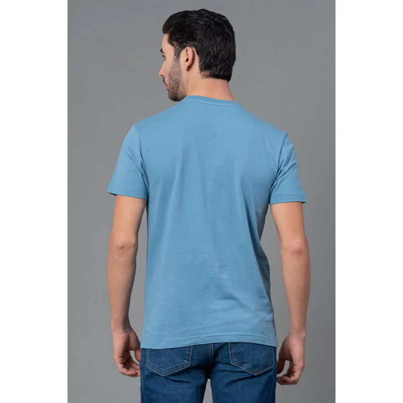 Mens Casual Round Neck T-Shirt - Image 3