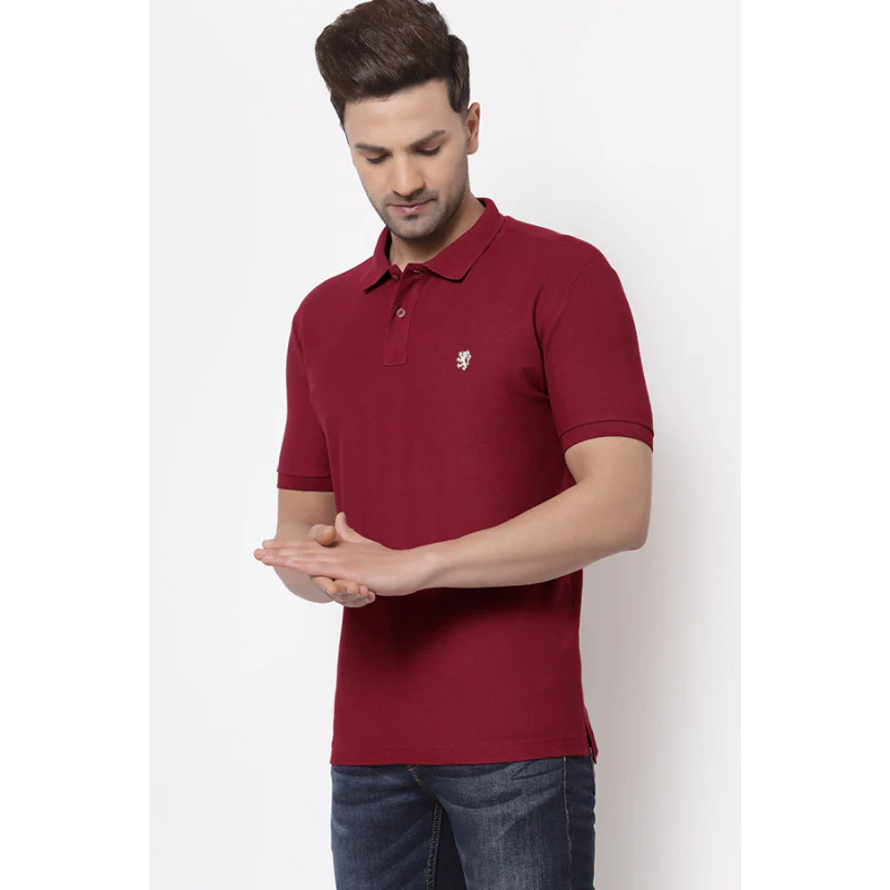 Men Cherry CollaRed T-Shirt - Image 2