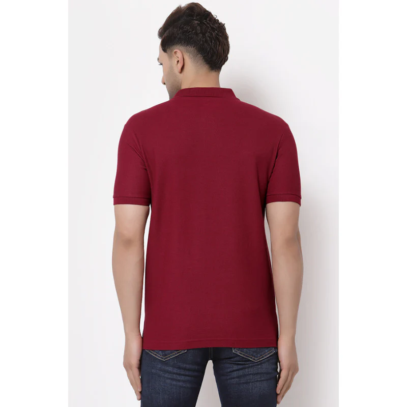 Men Cherry CollaRed T-Shirt - Image 3