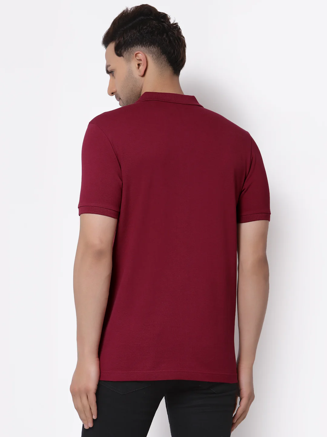 Men Cherry Polo Neck T-Shirt - Image 3