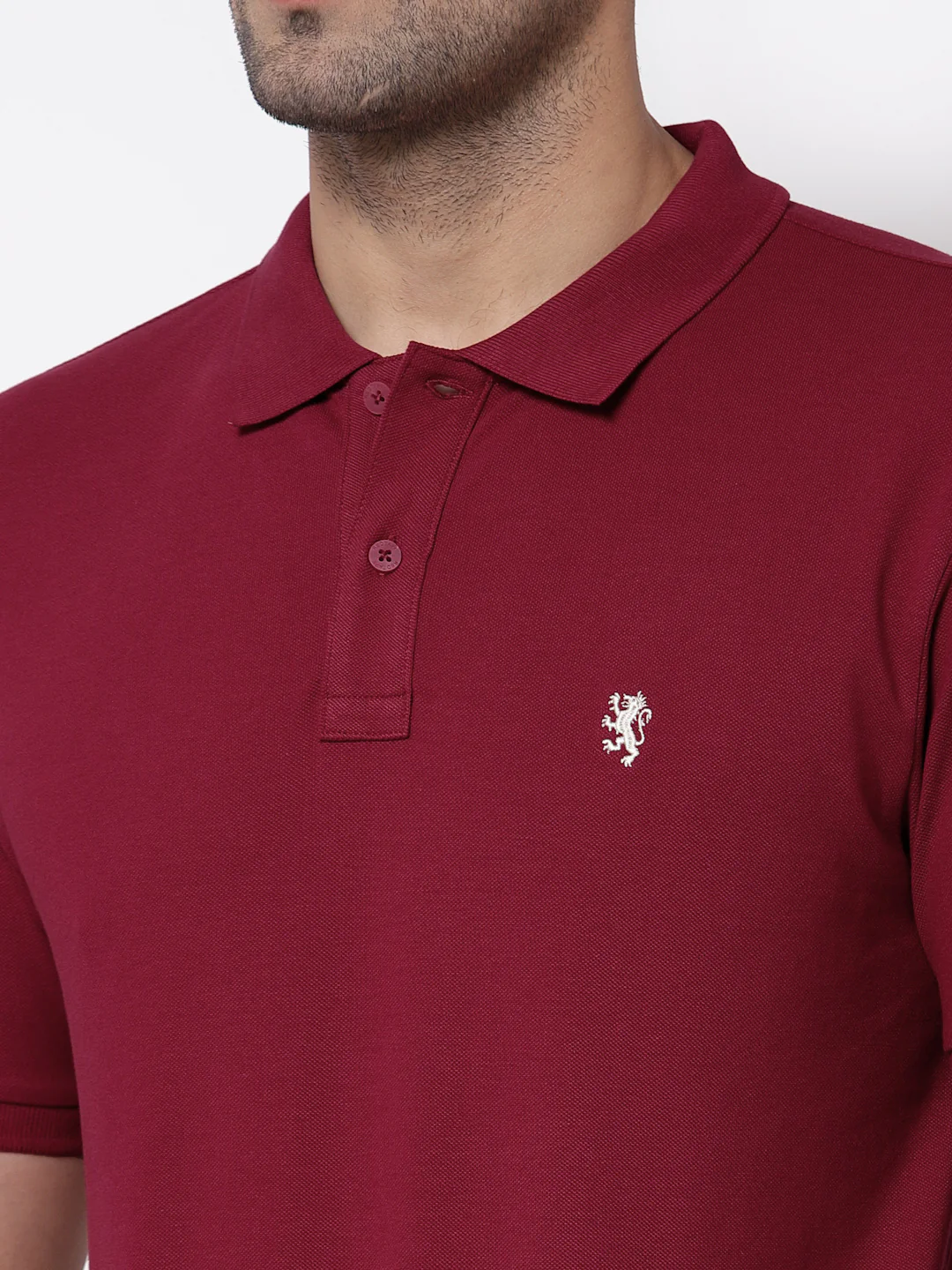 Men Cherry Polo Neck T-Shirt - Image 4