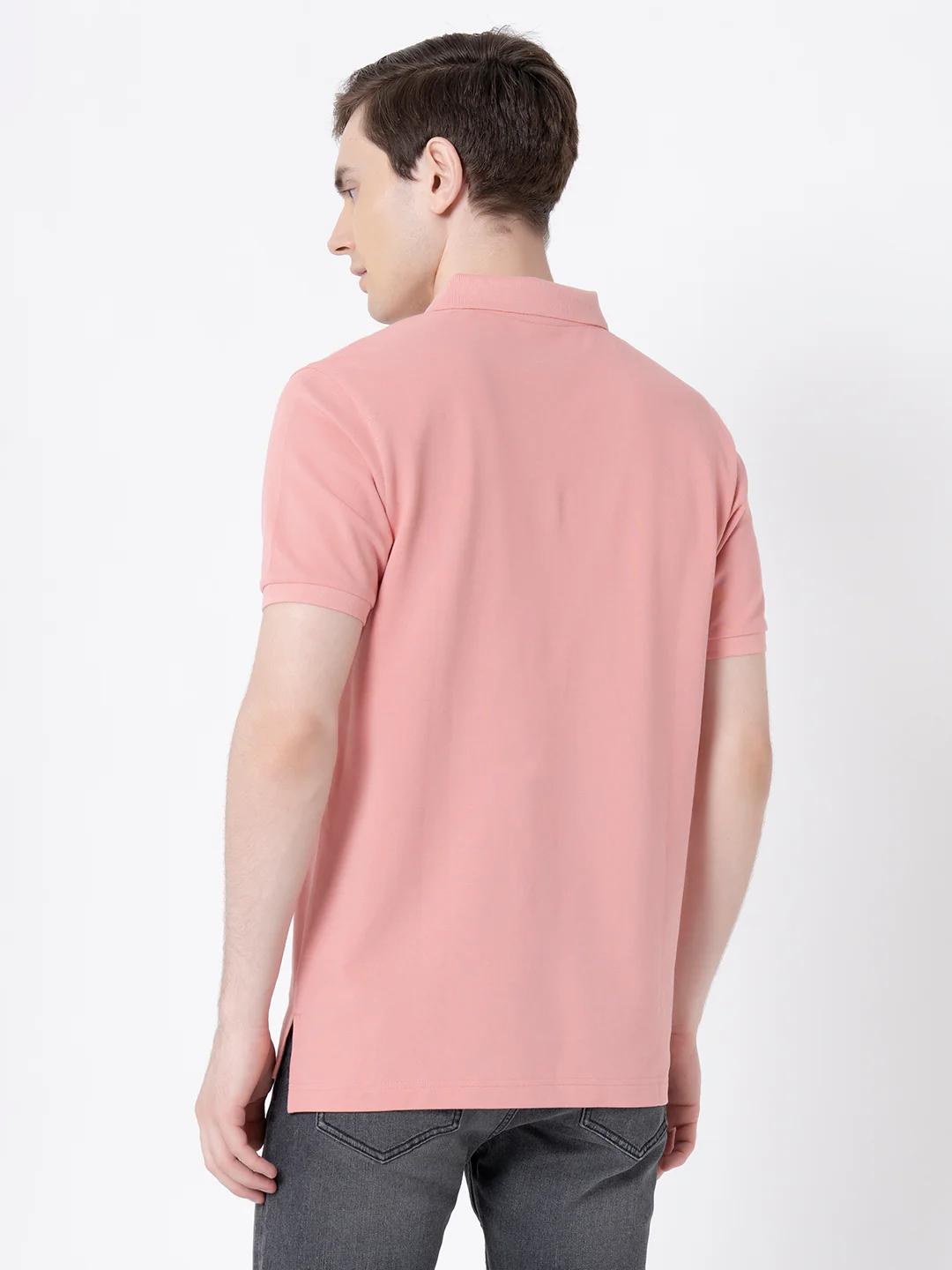 Men's Coral Haze Solid T-Shirt - Image 3