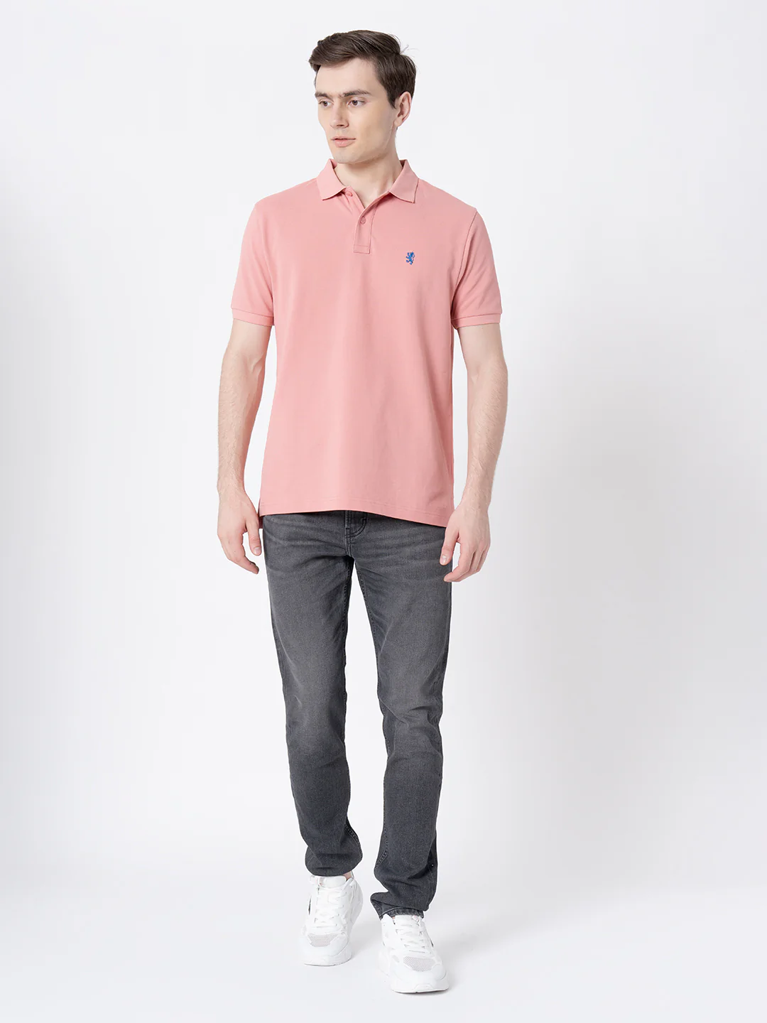 Men's Coral Haze Solid T-Shirt - Image 5