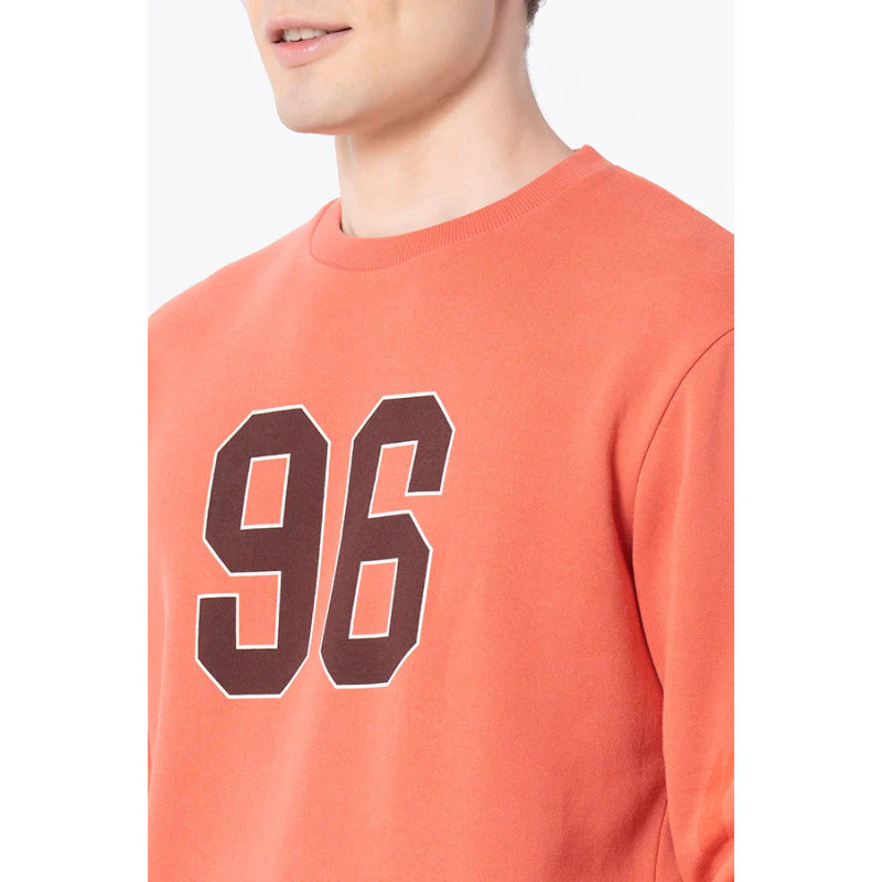 Men's Coral Printed Sweatshirt - Image 4