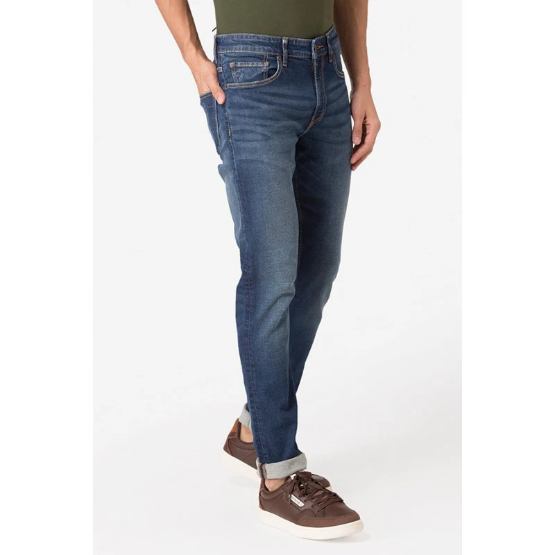 Men's Dark Blue Jeans - Image 2