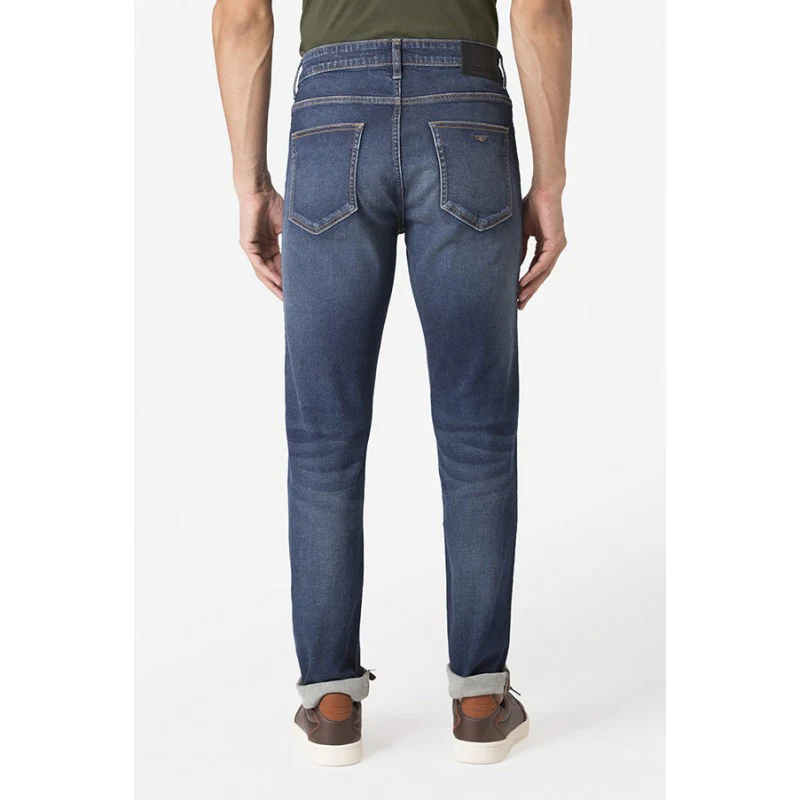 Men's Dark Blue Jeans - Image 4