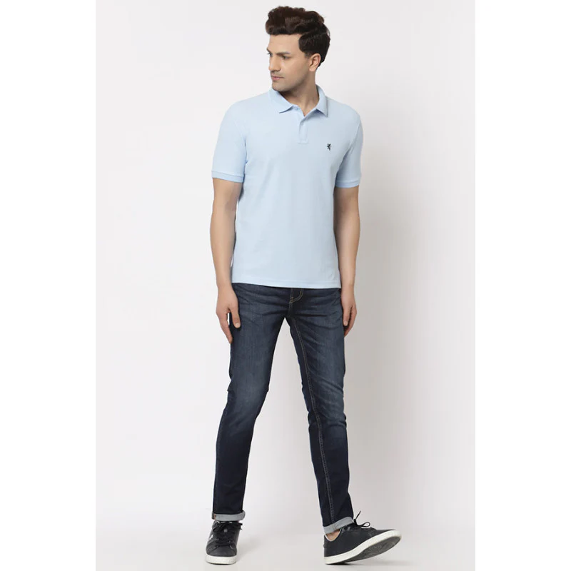 Men's Dark Blue Skinny Jeans - Image 5