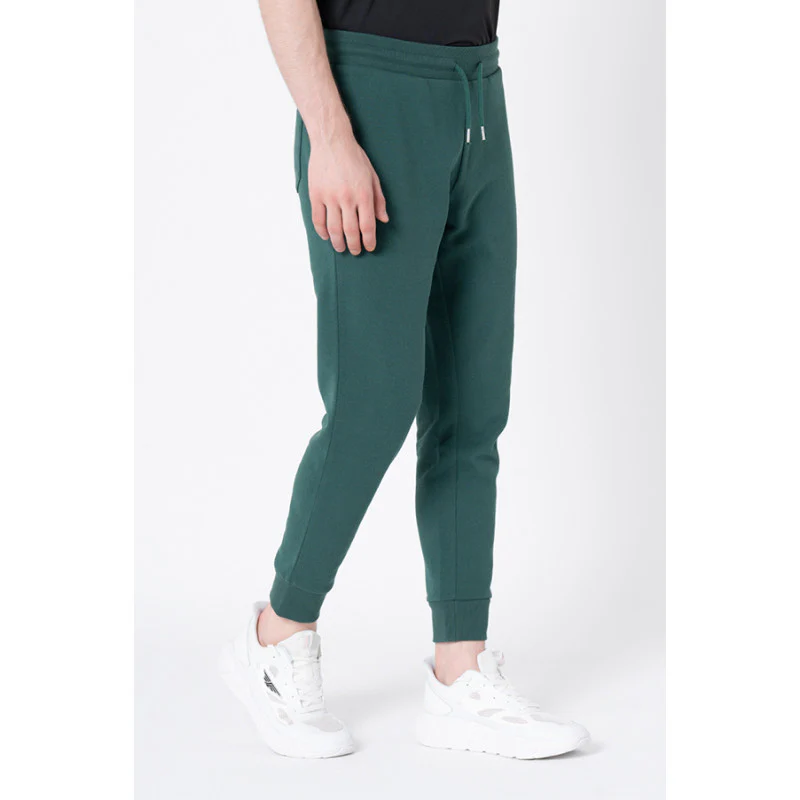 Men's Dark Green Solid Jogger - Image 2