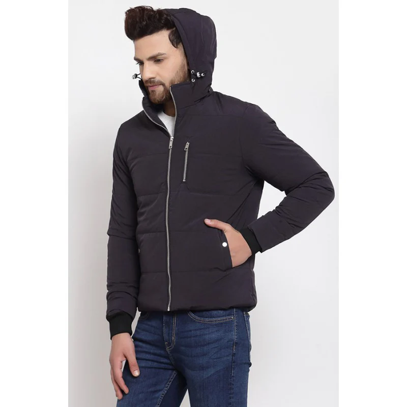 Men's Dark Grey Jacket - Image 2