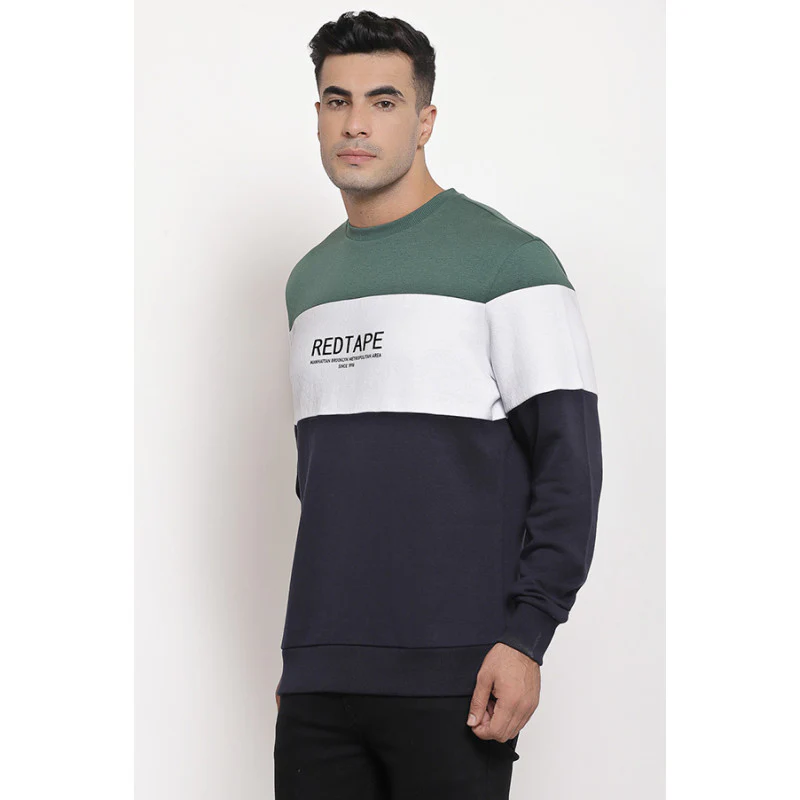Men's Dark Navy Sweatshirt - Image 2