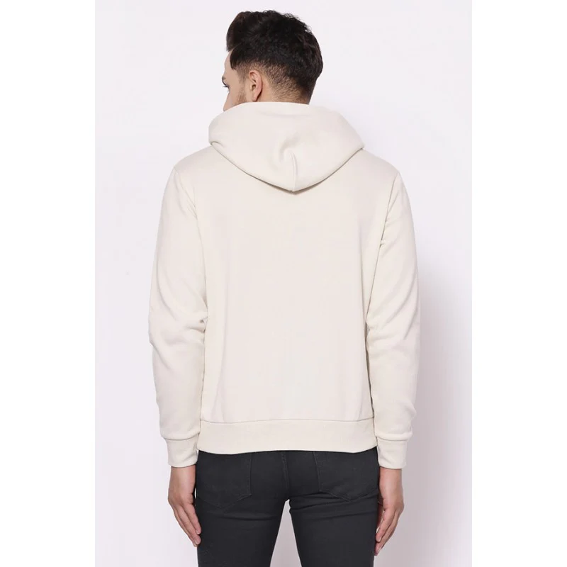Men's Dull Off White Hoodies - Image 3