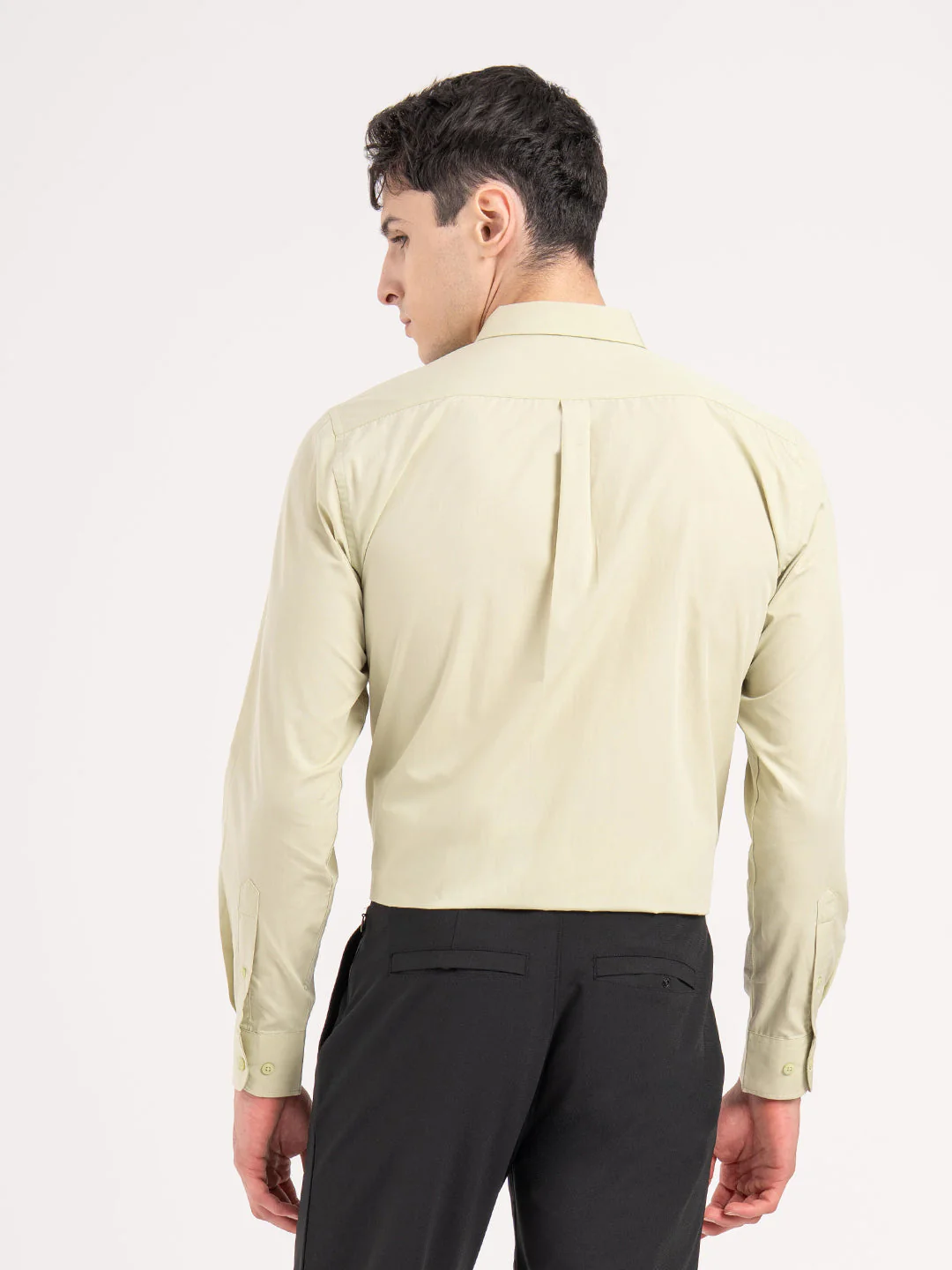 Mens Full Sleeve Solid Shirt - Image 4