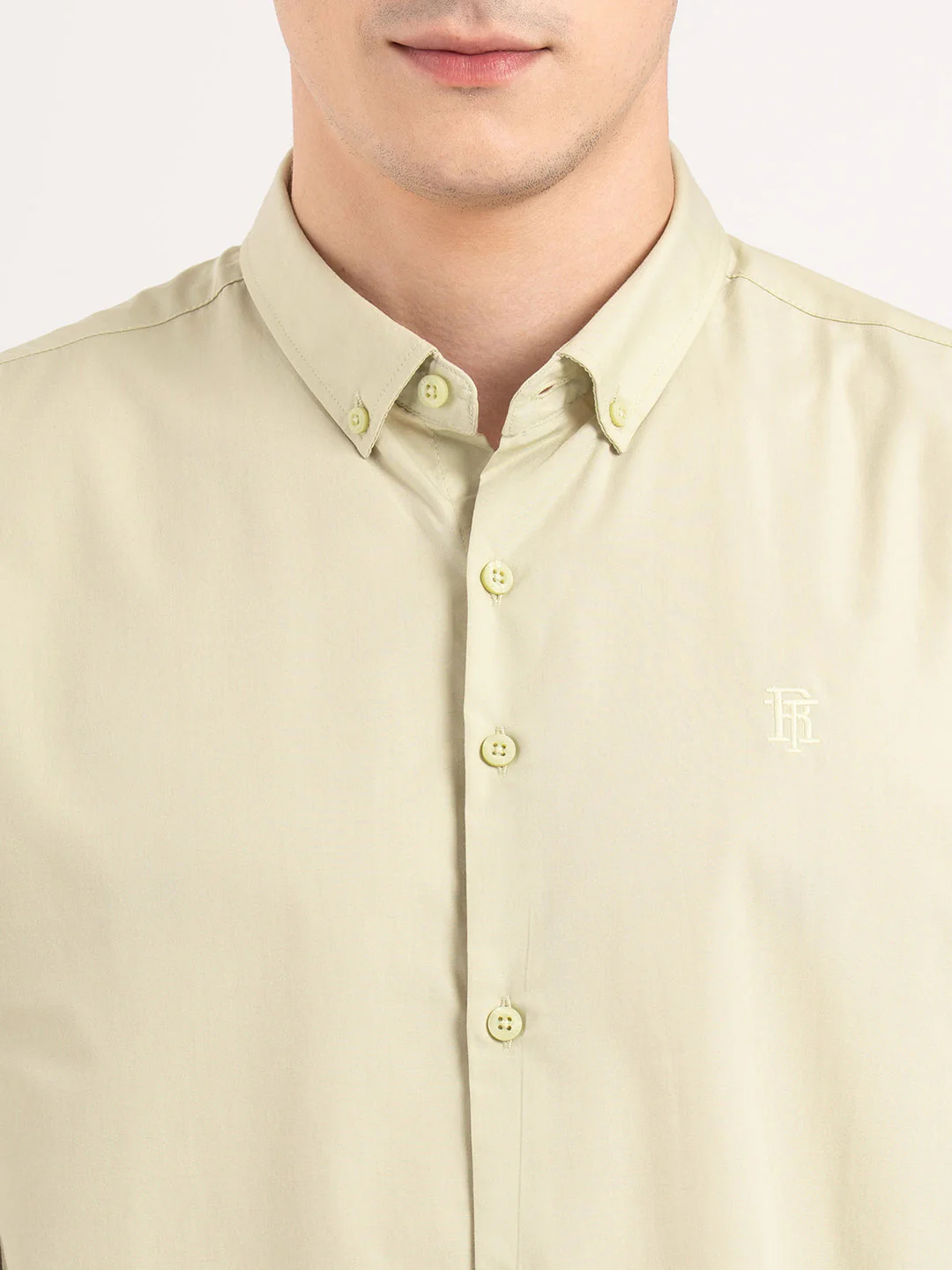 Mens Full Sleeve Solid Shirt - Image 5