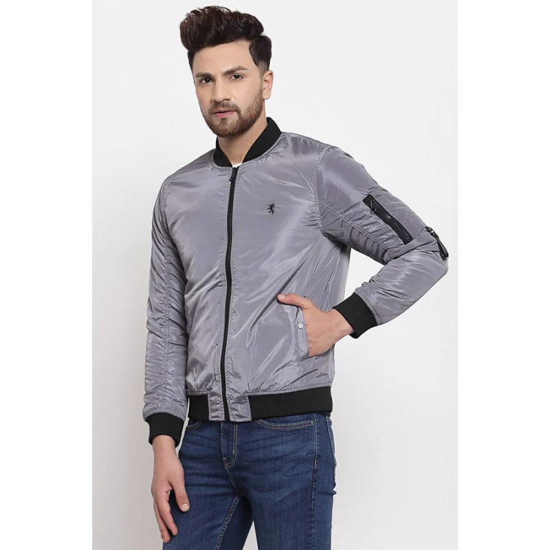 Men's Grey Jacket - Image 2