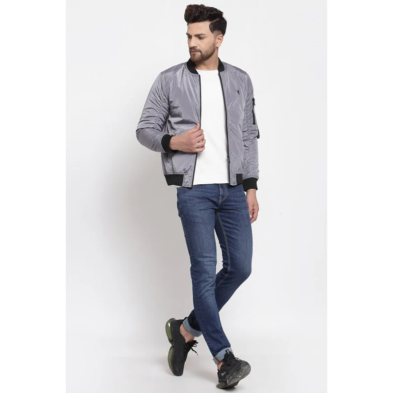 Men's Grey Jacket - Image 4