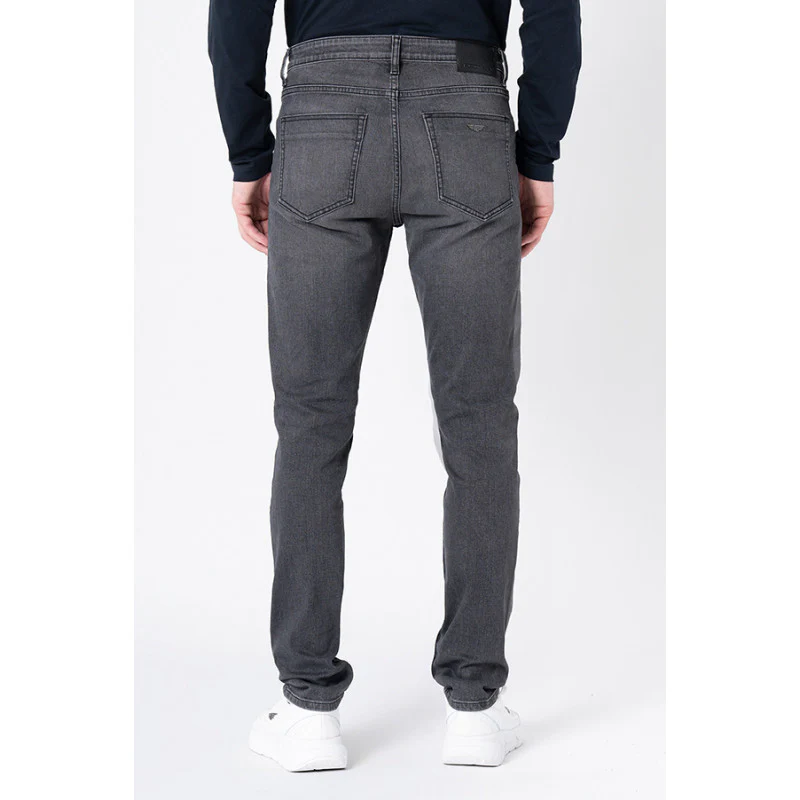 Men's Grey Skinny Jeans - Image 3