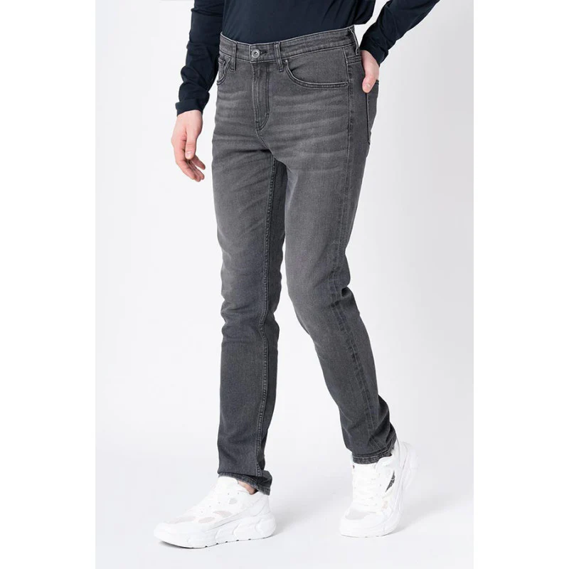 Men's Grey Skinny Jeans - Image 2